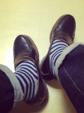 「Danner（ダナー）のアイテム（モカシン/デッキシューズ）」を使った、treasureさん（メンズ・171cm）の夏コーディネート