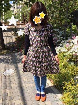 「TOUS（トウス）のアイテム」を使った、まるこさん（レディース・164cm）の春コーディネート