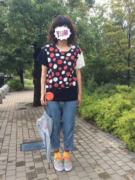 「まるこーでらっくす」｜まるこさん（レディース・164cm）の夏コーディネート