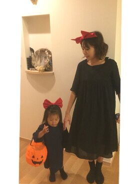 「JOURNAL STANDARD（ジャーナルスタンダード）のアイテム（ワンピース）」を使った、amiamiさん（キッズ・80cm）の秋コーディネート