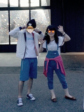 かなぽんさん（レディース・160cm）の春コーディネート