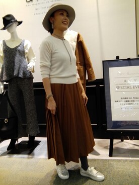 「Marc by Marc Jacobs（マークバイマークジェイコブス）のアイテム（腕時計）」を使った、Yuttanさん（レディース・158cm）の秋コーディネート