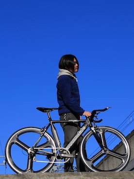 「プルオーバーパーカー」｜「アイテム（その他アウター）」を使った、HidEさん（メンズ・172cm）の冬コーディネート