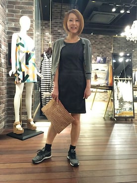 「GUILD PRIME（ギルドプライム）のアイテム」を使った、Yasukoさん（レディース・161cm）の夏コーディネート