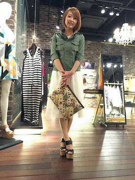 Yasukoさん(レディース・161cm)の夏コーディネート