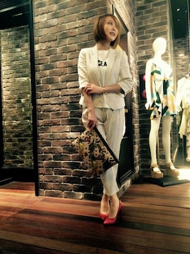 Yasukoさん（レディース・161cm）の夏コーディネート