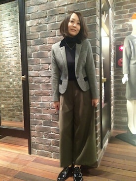 Yasukoさん（レディース・161cm）の秋コーディネート