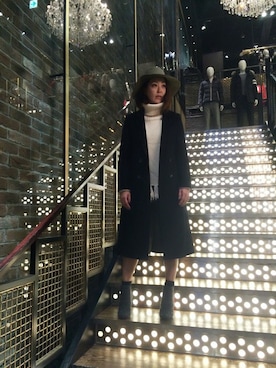 「GUILD PRIME（ギルドプライム）のアイテム」を使った、Yasukoさん（レディース・161cm）の秋コーディネート