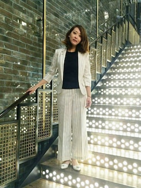 Yasukoさん（レディース・161cm）の冬コーディネート