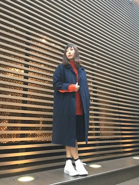 「TATRAS」｜「アイテム（ワンピース/ドレス）」を使った、Yasukoさん（レディース・161cm）の冬コーディネート