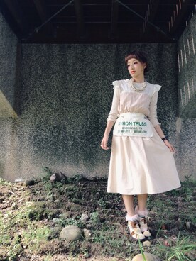 「Linetta」｜木塔麻さん（レディース・160cm）の秋コーディネート