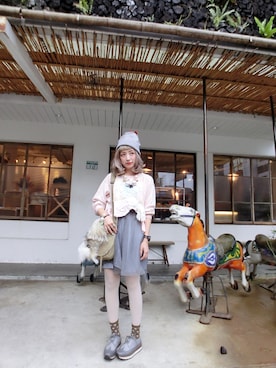 「override 」｜木塔麻さん（レディース・160cm）の秋コーディネート