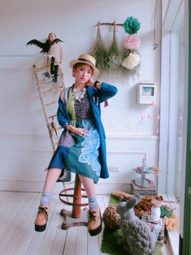 木塔麻さんのコーディネート