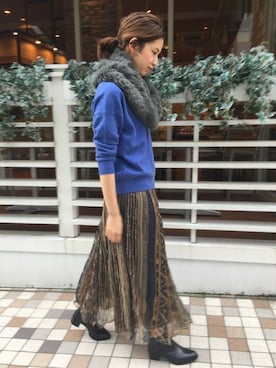「スヌード」｜eripoyoさん（レディース・164cm）の秋コーディネート