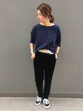 「FRAMeWORK（フレームワーク）のアイテム」を使った、eripoyoさん（レディース・164cm）の秋コーディネート