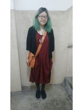 「KEEN（キーン）のアイテム（その他シューズ、ブラック系）」を使った、yaumingwaiさん（レディース・167cm）の夏コーディネート