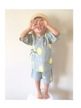 「フェリシモキッズ（フェリシモキッズ）のアイテム（浴衣）」を使った、naoさん（キッズ・90cm）の夏コーディネート