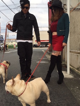 「BLACK SCALE（ブラックスケール）のアイテム（帽子）」を使った、ziromaru0260さん（メンズ・171cm）の春コーディネート