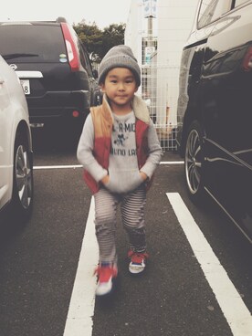 miiiさん（キッズ・100cm）の冬コーディネート