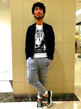 K.ODAさん（メンズ・183cm）の春コーディネート