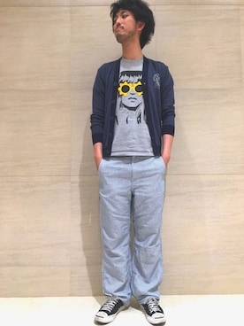 K.ODAさん（メンズ・183cm）の夏コーディネート