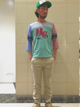 K.ODAさん（メンズ・183cm）の夏コーディネート