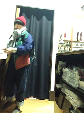 「Deck Hand（デックハンド）のアイテム」を使った、ツグミさん（レディース・150cm）の冬コーディネート