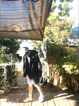 「ANVIL（アンヴィル）のアイテム（帽子）」を使った、ツグミさん（レディース・150cm）の冬コーディネート