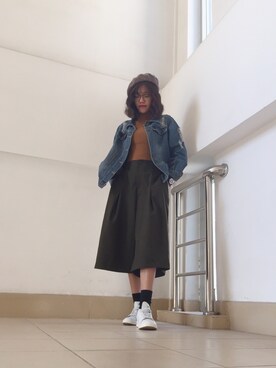 Bellum_Chiさん（レディース・163cm）の秋コーディネート