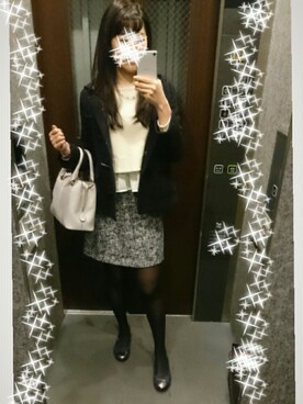 「A part by（アパートバイ）のアイテム（ダッフルコート）」を使った、Sawaさん（レディース・168cm）の秋コーディネート