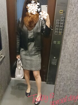 「N.（N. Natural Beauty Basic）（エヌエヌナチュラルビューティーベーシック）のアイテム（ナイロンジャケット）」を使った、Sawaさん（レディース・168cm）の冬コーディネート