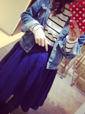 YUIKA ODAさん（レディース・160cm）の春コーディネート