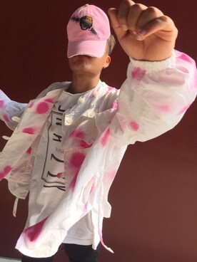 「PHENOMENON（フェノメノン）のアイテム（ナイロンジャケット）」を使った、Rushbysnazzy Kentaさん（メンズ・178cm）の春コーディネート