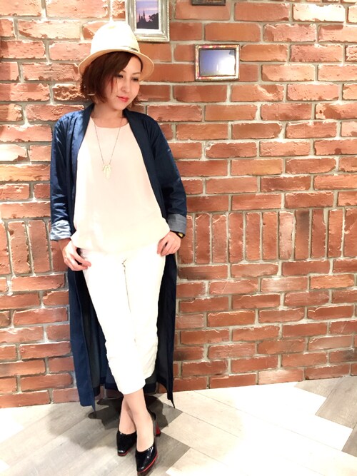 伊藤 絵里子 Ca4laのハットを使ったコーディネート Wear