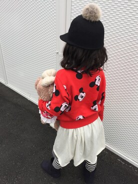 HiNaRiさん（キッズ・120cm）の冬コーディネート
