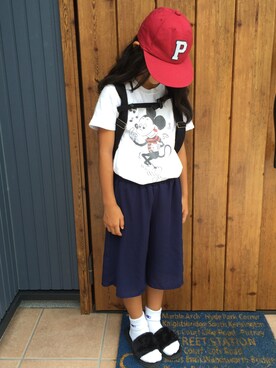 HiNaRiさん（キッズ・122cm）の秋コーディネート