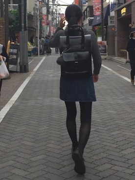 「Abercrombie&Fitch（アバークロンビーアンドフィッチ）のアイテム（スカート）」を使った、kuniaさん（レディース・161cm）の秋コーディネート
