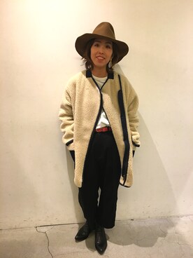 Yuka Ozawaさん（レディース・153cm）の秋コーディネート