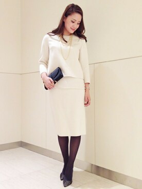 「FIGARO Paris（フィガロパリ）のアイテム（アクセサリー）」を使った、vermeilmurataさん（レディース・170cm）の冬コーディネート
