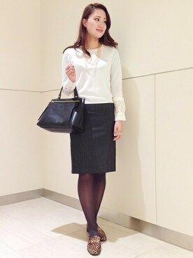 「FIGARO Paris（フィガロパリ）のアイテム（アクセサリー）」を使った、vermeilmurataさん（レディース・170cm）の秋コーディネート