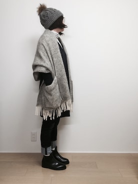 na.さん（レディース・160cm）の冬コーディネート