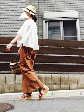 na.さん（レディース・160cm）の夏コーディネート