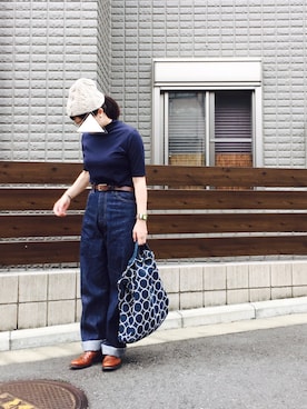 「SQUOVAL（スクオーバル）のアイテム」を使った、na.さん（レディース・160cm）の秋コーディネート