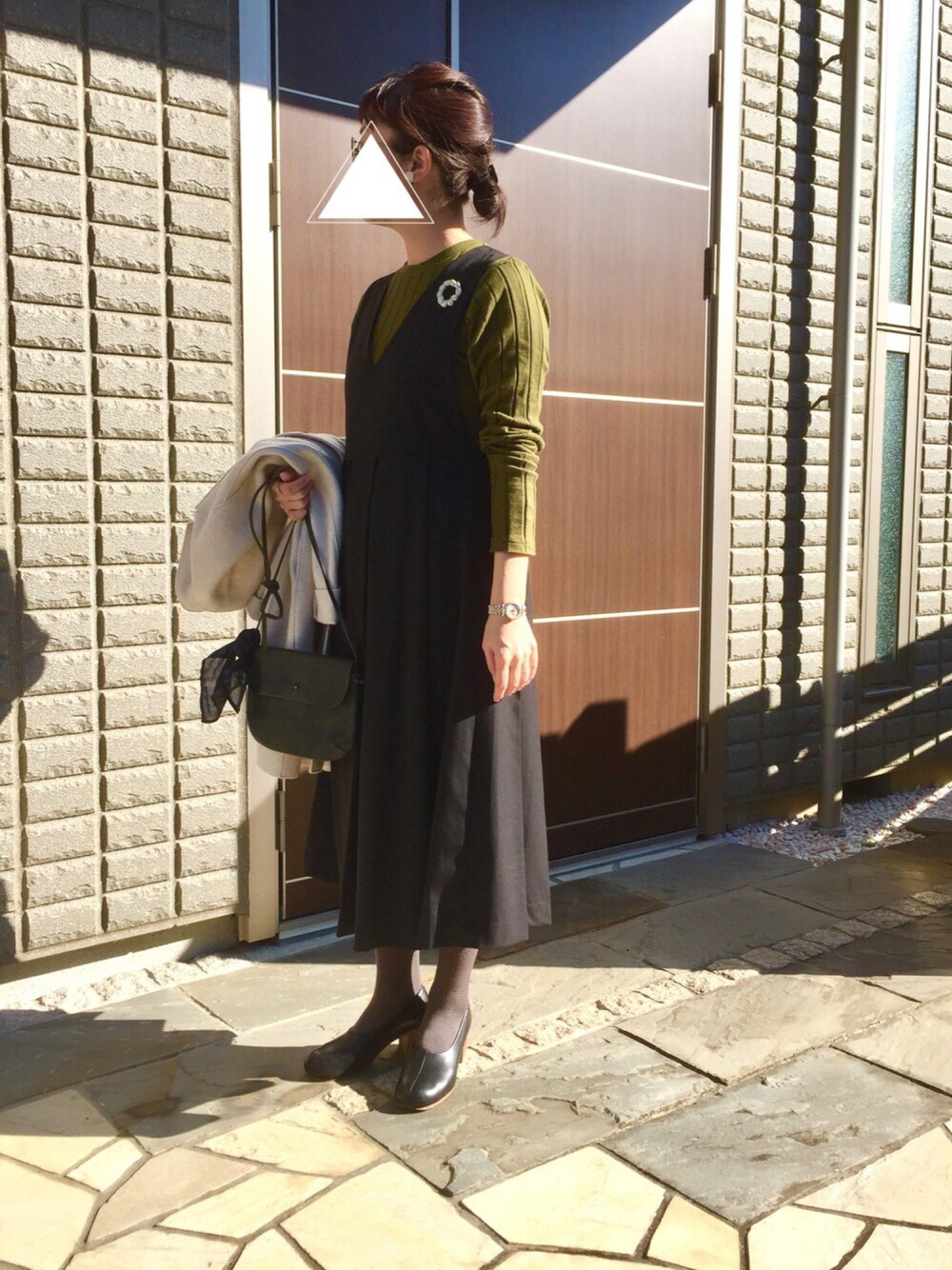 na.さんの「【YOUNG & OLSEN The DRYGOODS STORE】BROAD RIB カットソー / WOMEN（YOUNG&OLSEN The DRYGOODS STORE）」を使ったコーディネート