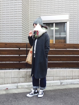 na.さん（レディース・160cm）の冬コーディネート