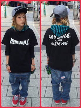 Juuunco.さん（レディース・155cm）の夏コーディネート