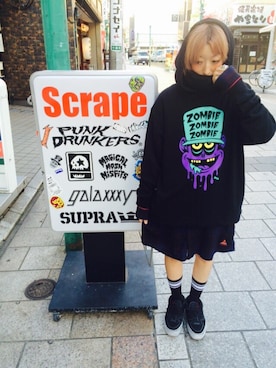 「ROLLING CRADLE（ローリングクレイドル）のアイテム（レッグウェア）」を使った、Juuunco.さん（レディース・155cm）の秋コーディネート