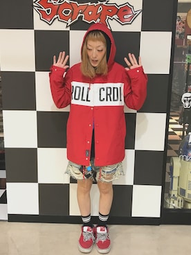 「ROLLING CRADLE（ローリングクレイドル）のアイテム（ジャケット/アウター）」を使った、Juuunco.さん（レディース・155cm）の秋コーディネート