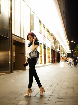 「model」｜Wiyona Yeungさん（レディース・168cm）の秋コーディネート