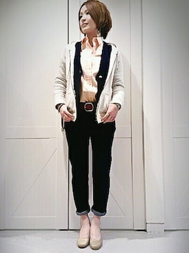 タカシさん（レディース・161cm）の冬コーディネート